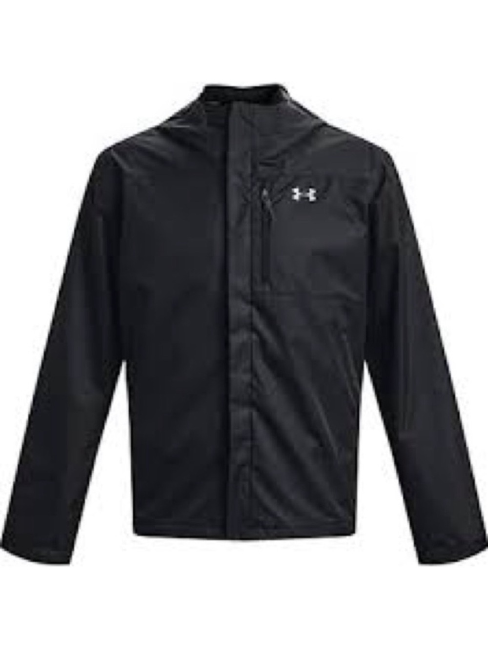 Under Armour Women’s Stormproof Lined Rain Jacket Black XS Waterproof Hooded